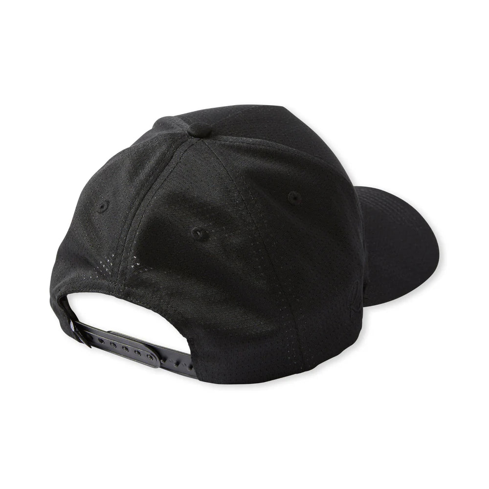 Rallee Black Luxe 5 Panel Padel Cap