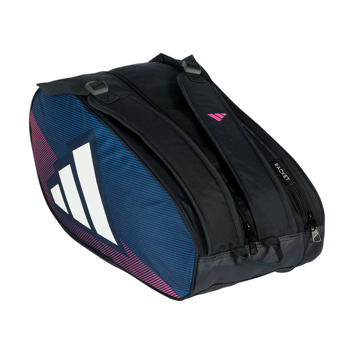 Adidas Padel Racketbag Control Backpack Bag - Black/Pink/Blue