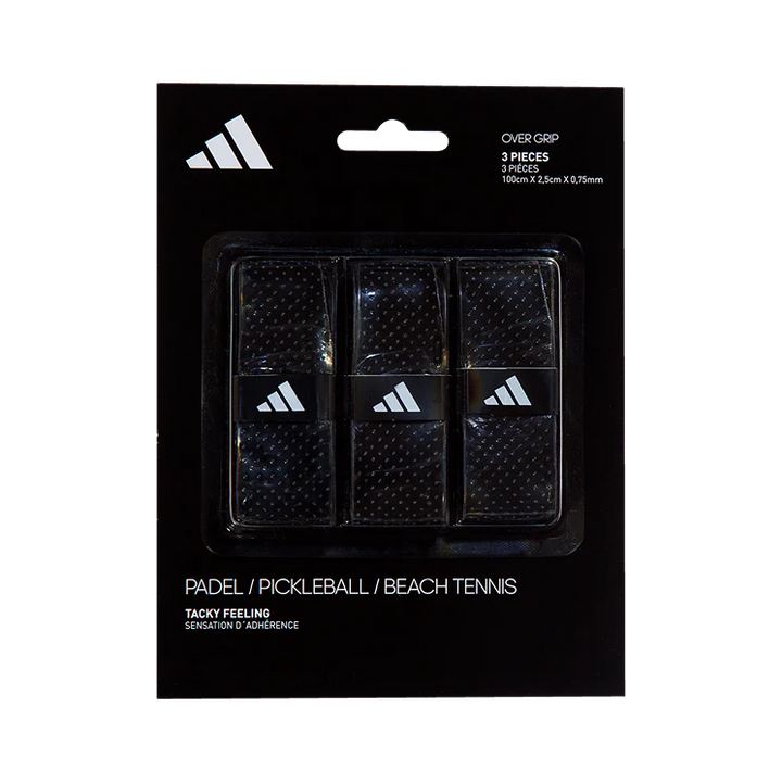 Adidas Padel Overgrip 3 units Pack Black