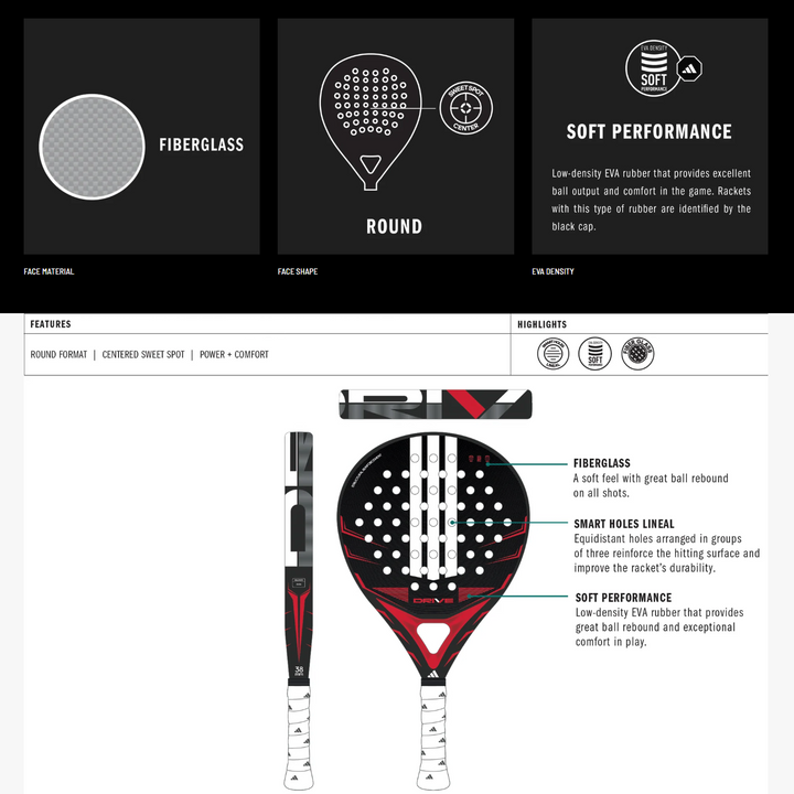 Adidas Drive 2026 Padel Racket