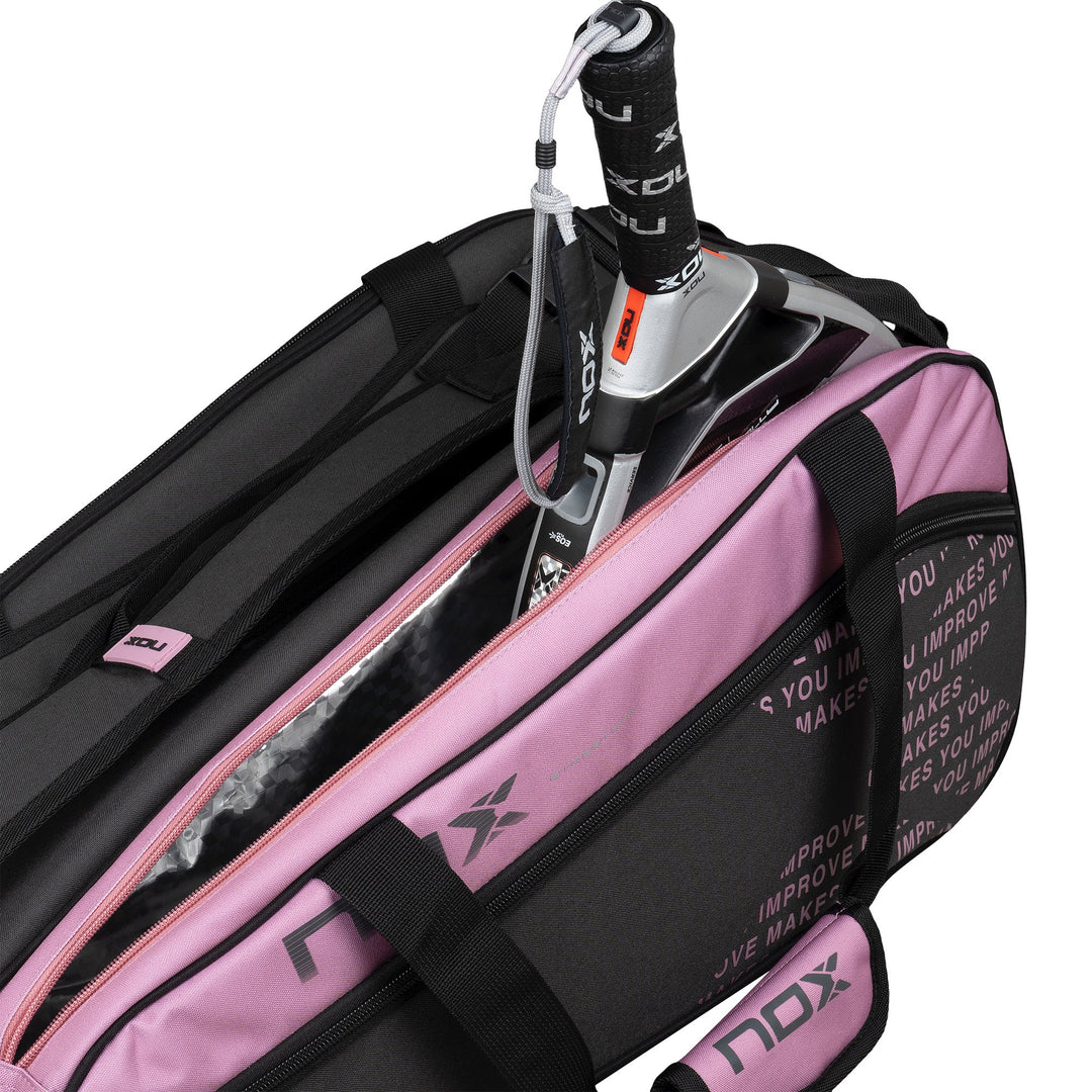 NOX Street Series Grey &amp; Pink Black Padel Bag