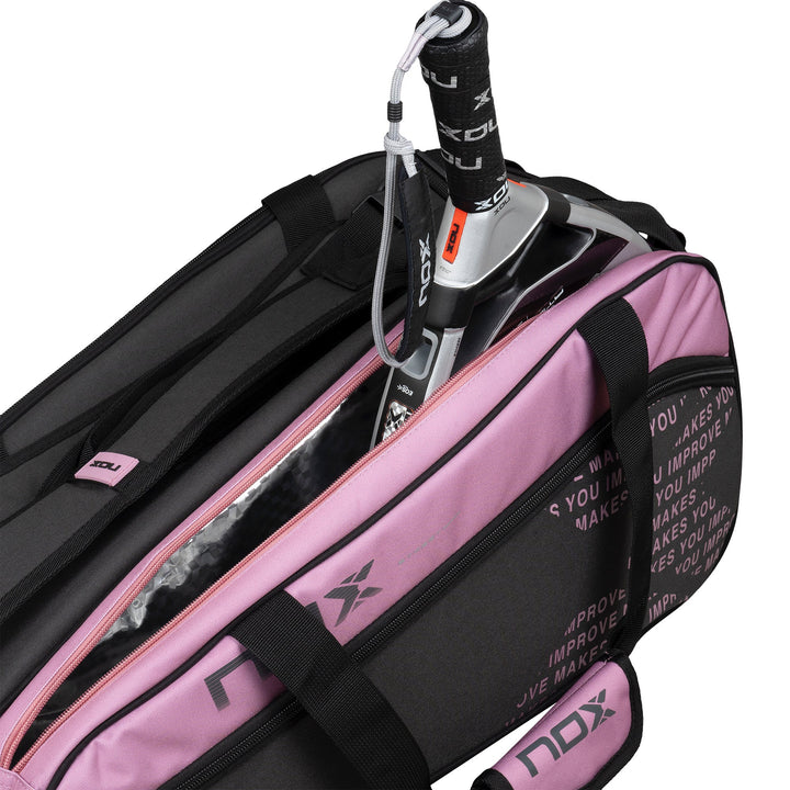 NOX Street Series Grey &amp; Pink Black Padel Bag