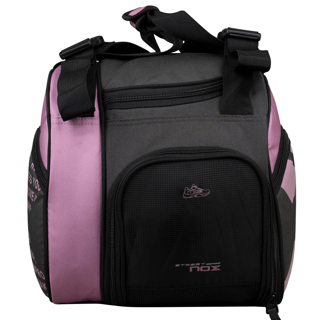 NOX Street Series Grey &amp; Pink Black Padel Bag