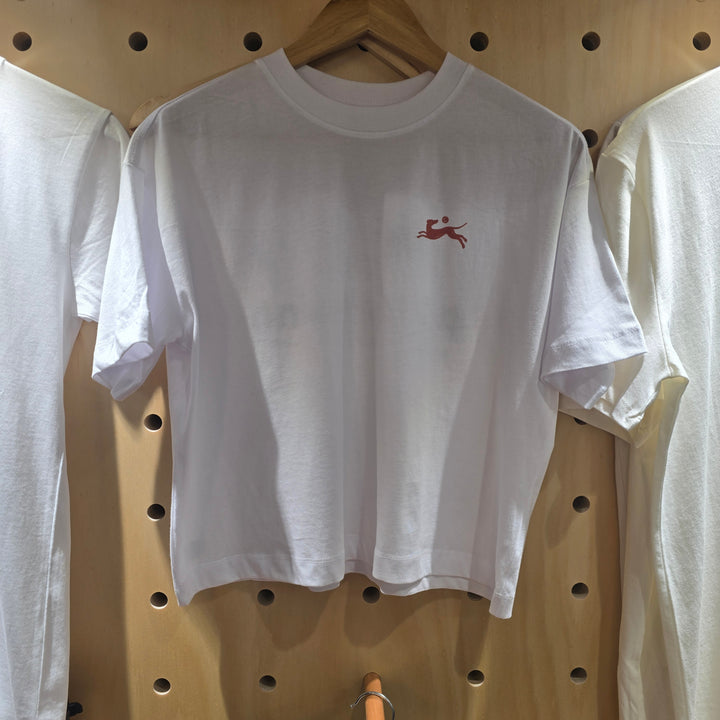 Padel Point Women’s Slice White Boxy Tee Athleisure Top