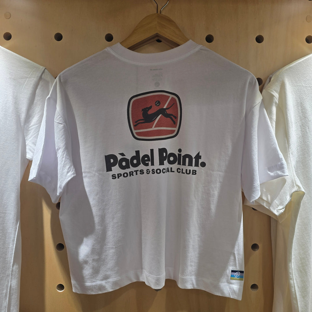 Padel Point Women’s Slice White Boxy Tee Athleisure Top