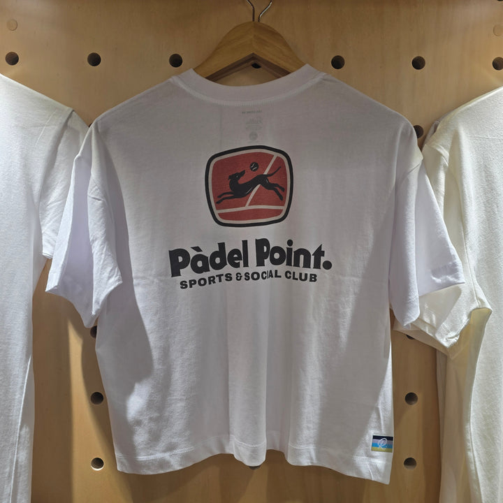 Padel Point Women’s Slice White Boxy Tee Athleisure Top